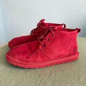 UGG Australia Neumel Red Boots for‎ Men, Size 11